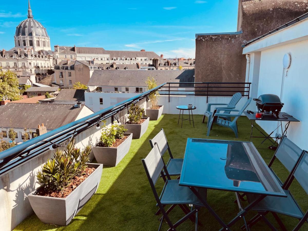 Grand Studio, Belle Terrasse Avec Vue 낭트 외부 사진