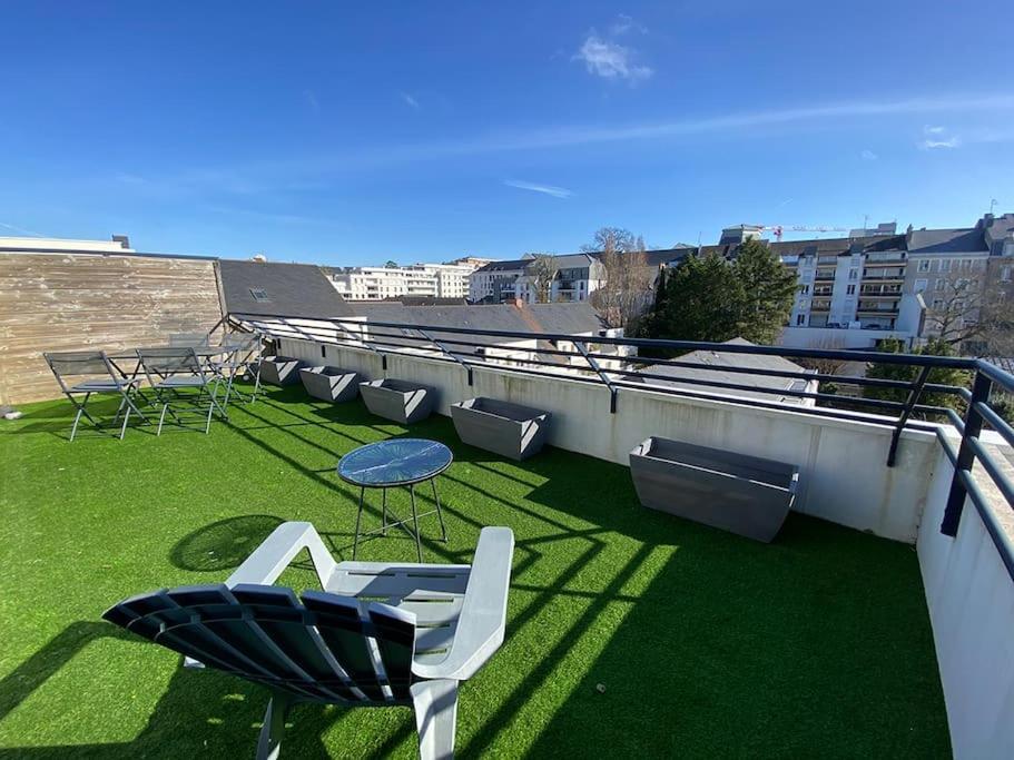 Grand Studio, Belle Terrasse Avec Vue 낭트 외부 사진