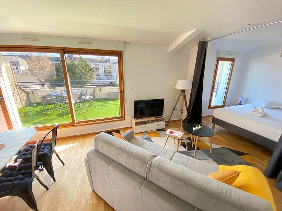 Grand Studio, Belle Terrasse Avec Vue 낭트 외부 사진